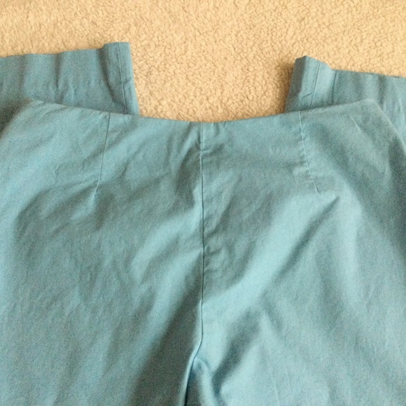 Vintage Gap Y2K Stretch Capri Cropped Pants Blue - Sz 4 - Picture 7 of 13